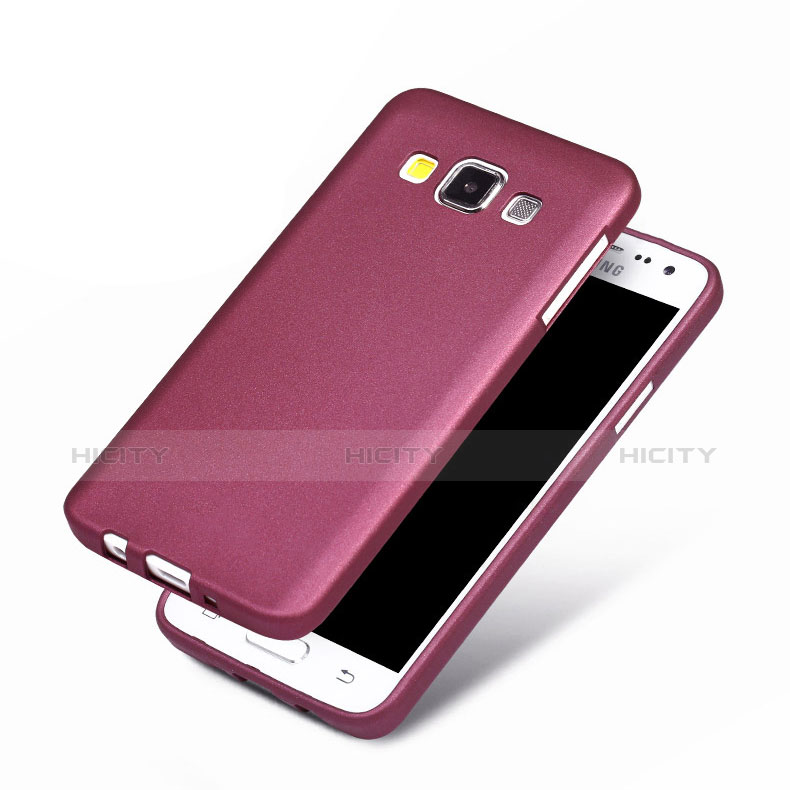 Custodia Silicone Ultra Sottile Morbida per Samsung Galaxy A3 SM-300F Viola