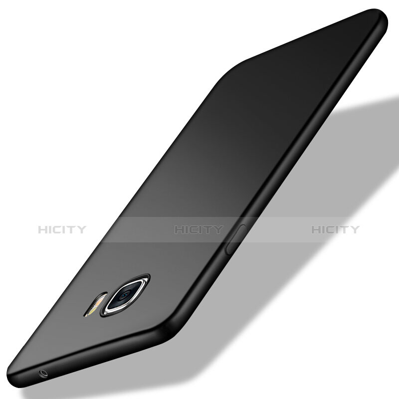Custodia Silicone Ultra Sottile Morbida per Samsung Galaxy C7 Pro C7010 Nero