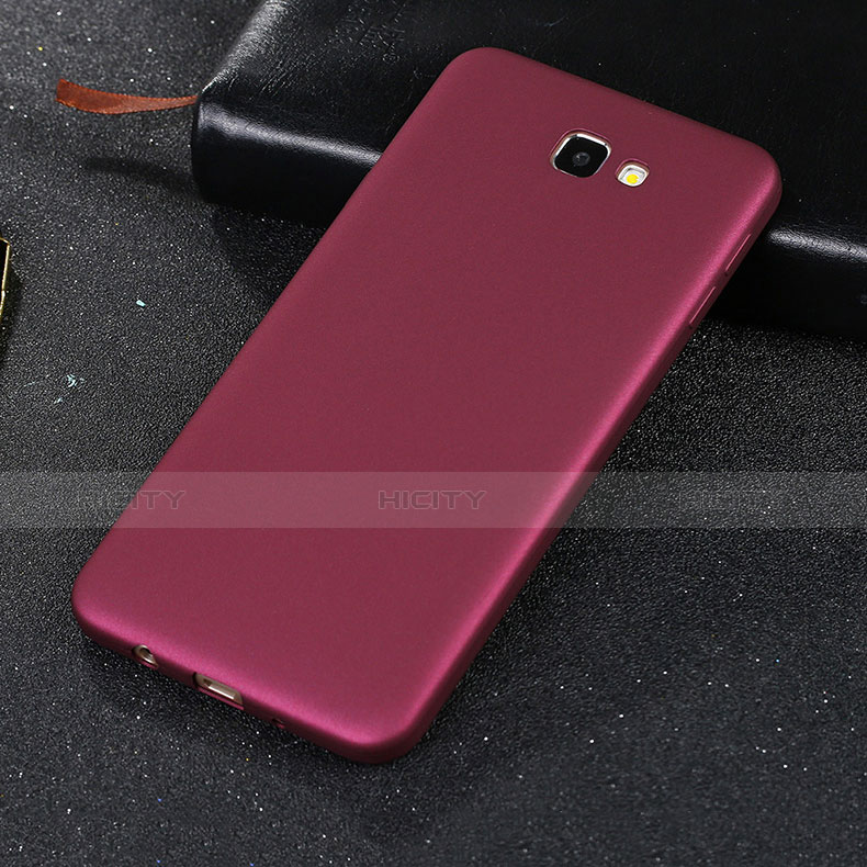 Custodia Silicone Ultra Sottile Morbida per Samsung Galaxy On7 (2016) G6100 Rosso