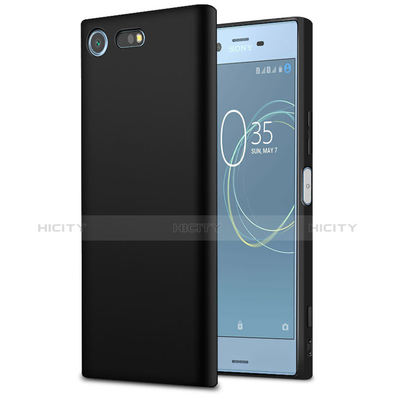 Custodia Silicone Ultra Sottile Morbida per Sony Xperia XZ Premium Nero