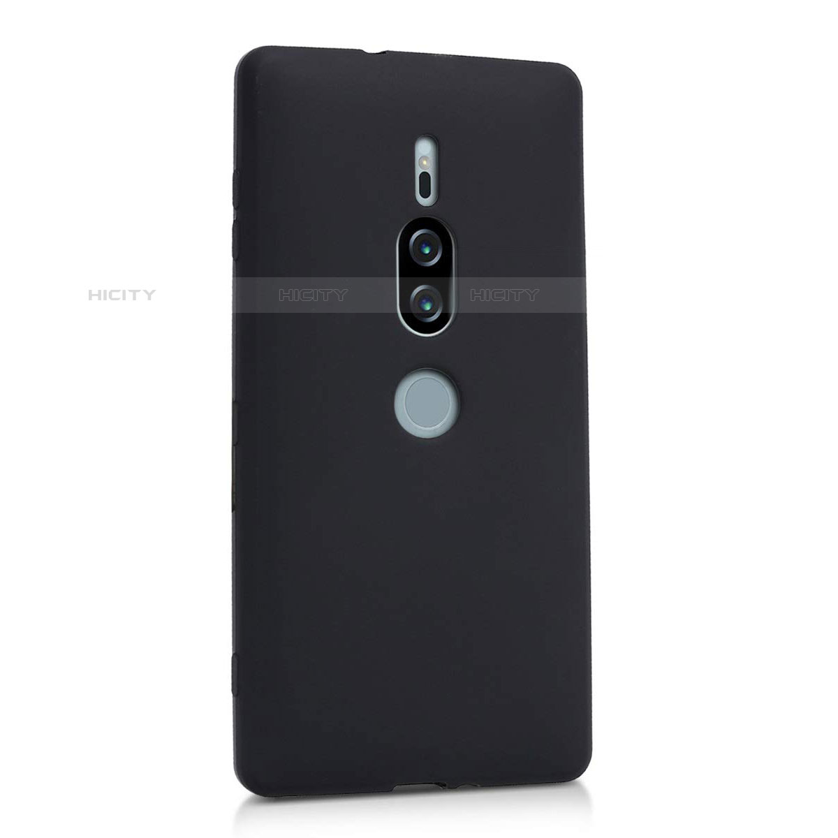 Custodia Silicone Ultra Sottile Morbida per Sony Xperia XZ2 Premium Nero