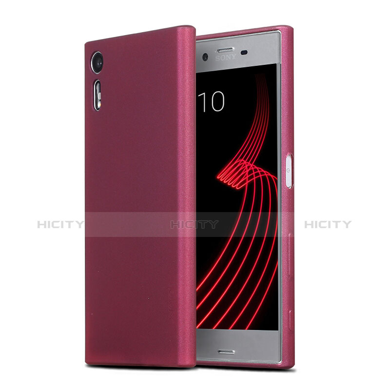 Custodia Silicone Ultra Sottile Morbida per Sony Xperia XZs Rosso