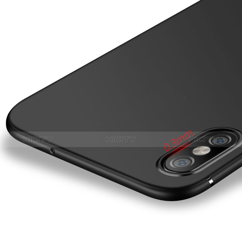 Custodia Silicone Ultra Sottile Morbida per Xiaomi Mi 8 Pro Global Version Nero