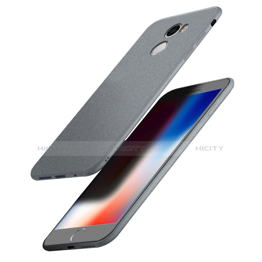 Custodia Silicone Ultra Sottile Morbida per Xiaomi Redmi 4 Standard Edition Grigio