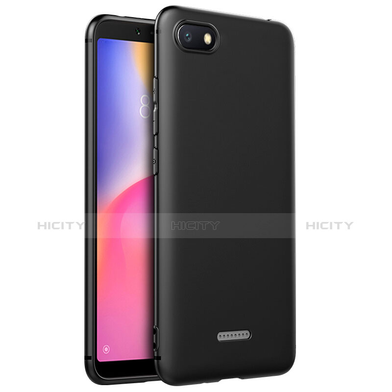 Custodia Silicone Ultra Sottile Morbida per Xiaomi Redmi 6A Nero