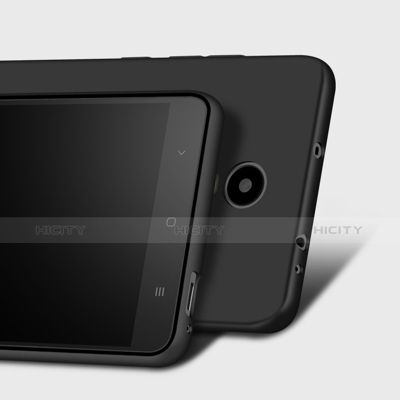 Custodia Silicone Ultra Sottile Morbida per Xiaomi Redmi Note 3 MediaTek Nero