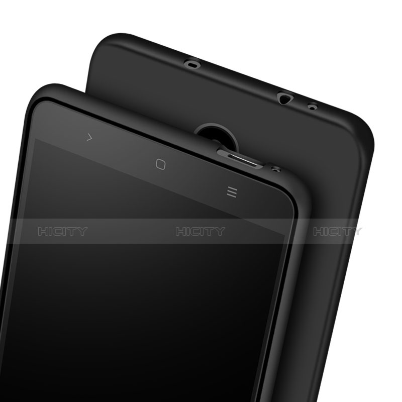 Custodia Silicone Ultra Sottile Morbida per Xiaomi Redmi Note 3 MediaTek Nero