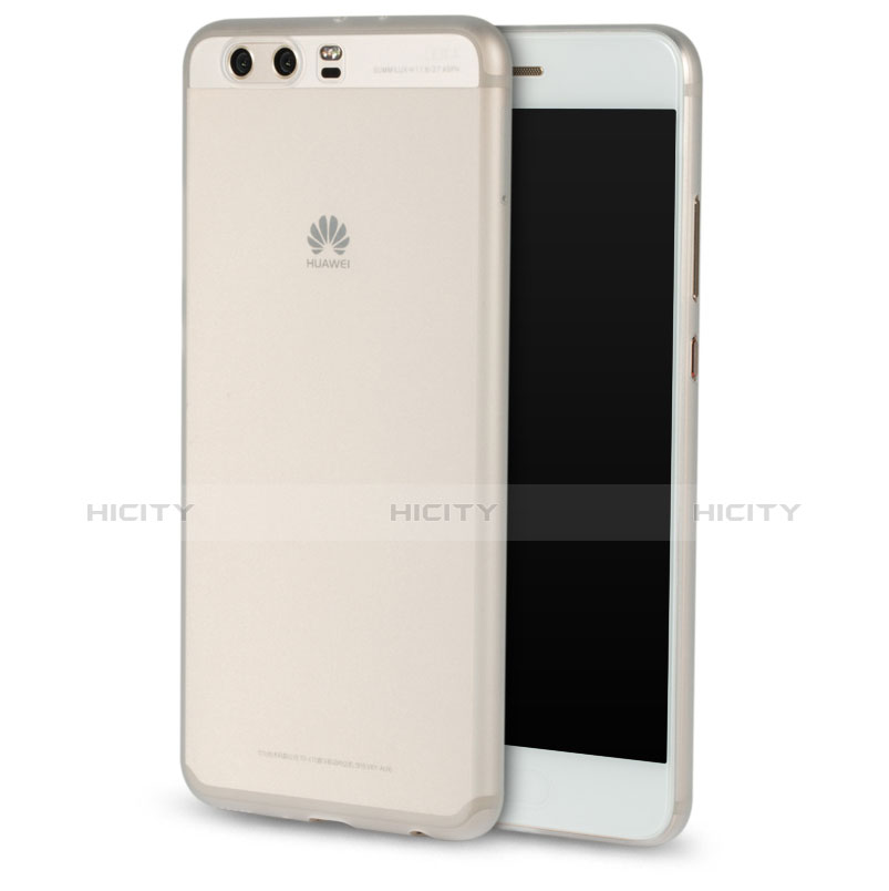 Custodia Silicone Ultra Sottile Morbida Q05 per Huawei P10 Plus Bianco