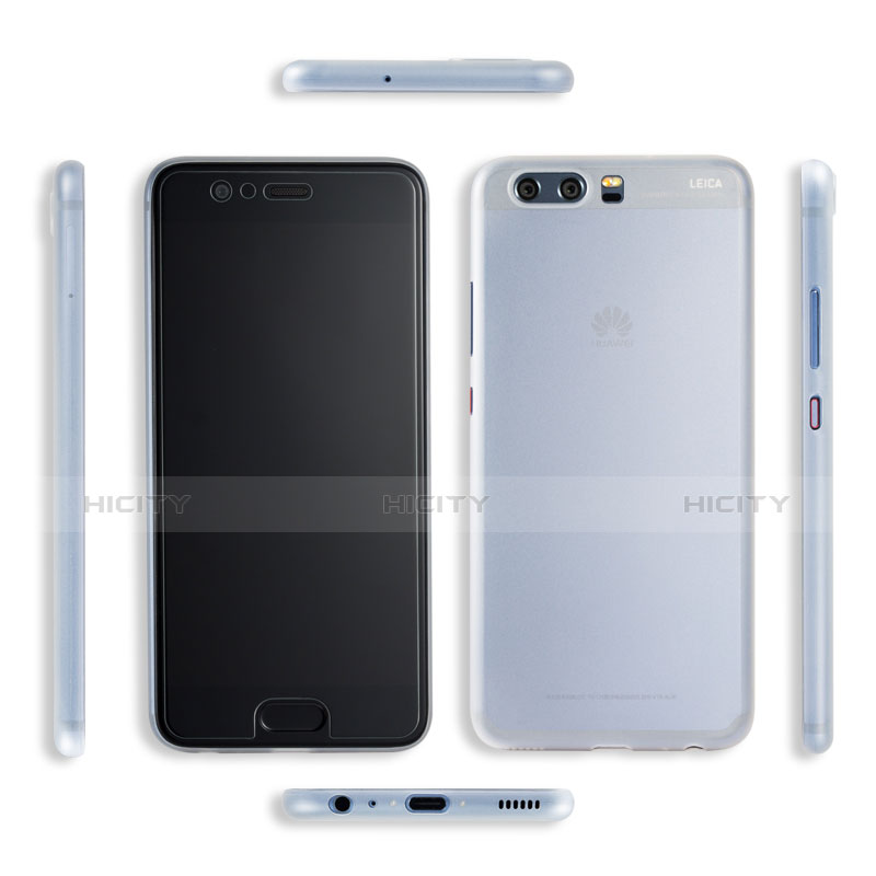 Custodia Silicone Ultra Sottile Morbida Q05 per Huawei P10 Plus Bianco