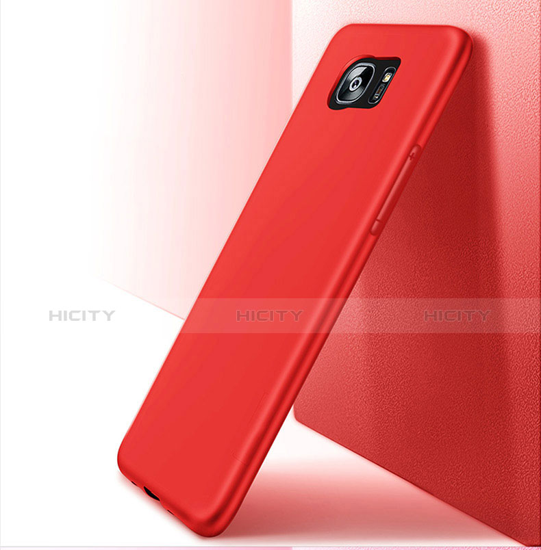 Custodia Silicone Ultra Sottile Morbida R03 per Samsung Galaxy S7 Edge G935F Rosso