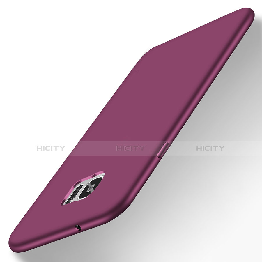 Custodia Silicone Ultra Sottile Morbida R03 per Samsung Galaxy S7 Edge G935F Viola