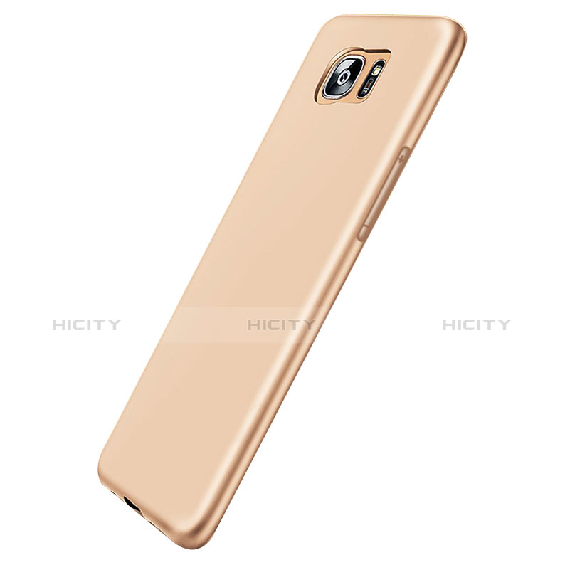 Custodia Silicone Ultra Sottile Morbida R06 per Samsung Galaxy S7 Edge G935F Oro