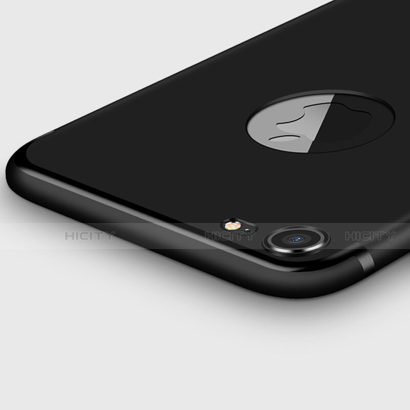 Custodia Silicone Ultra Sottile Morbida S02 per Apple iPhone SE (2020) Nero
