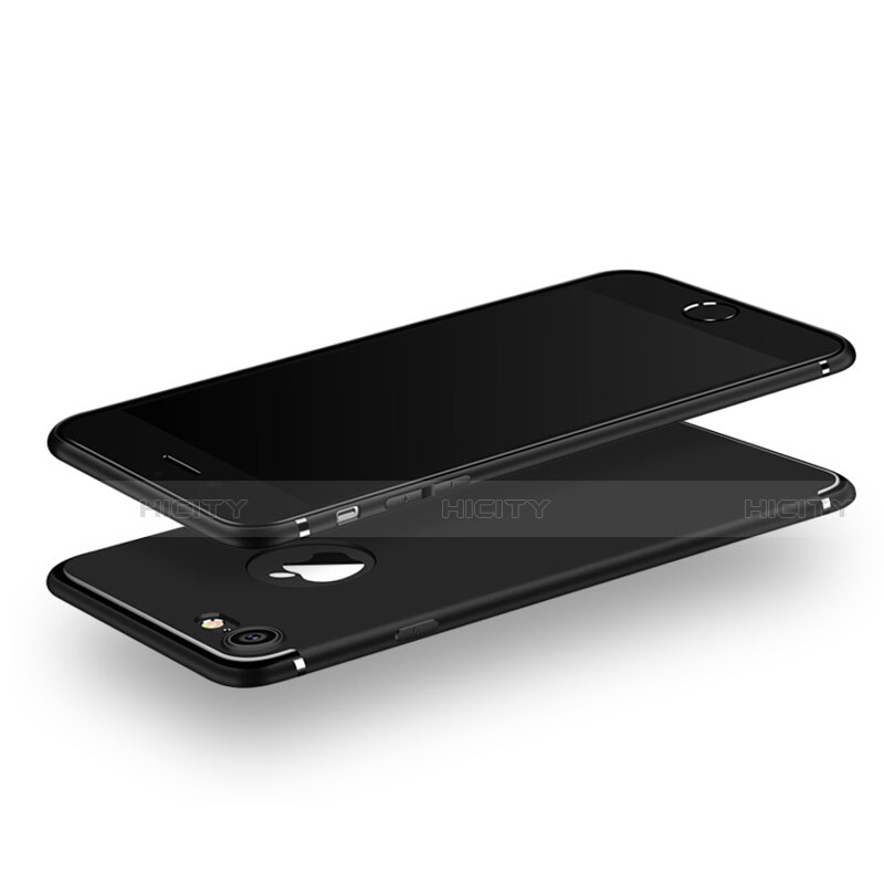 Custodia Silicone Ultra Sottile Morbida S02 per Apple iPhone SE (2020) Nero