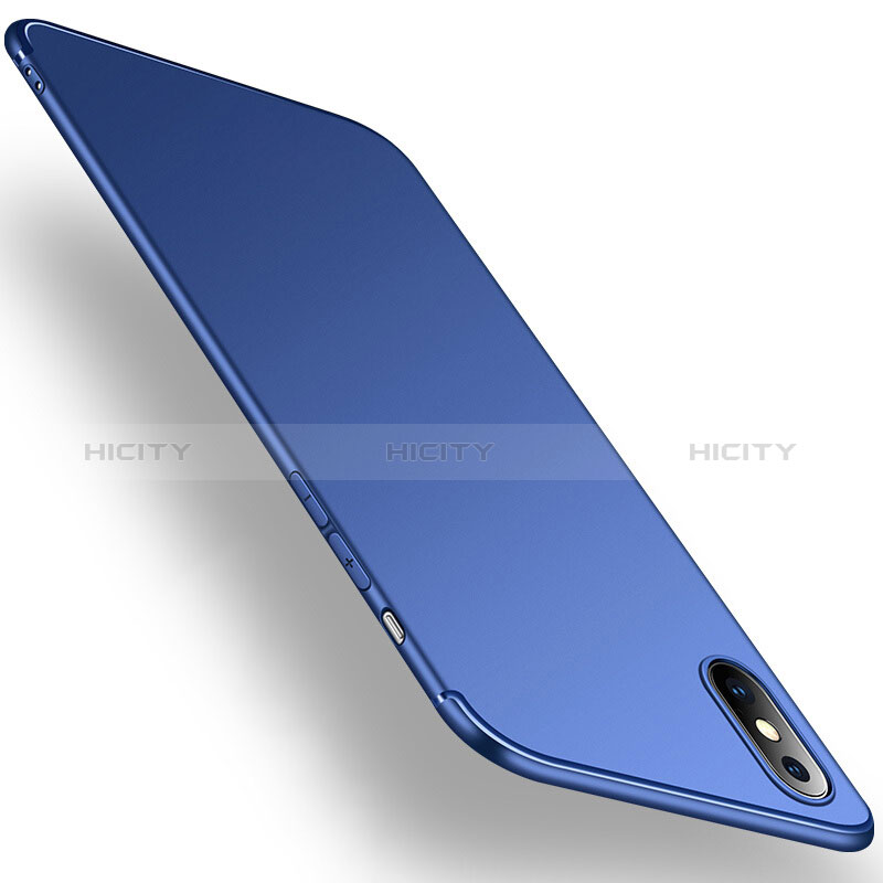 Custodia Silicone Ultra Sottile Morbida S02 per Apple iPhone Xs Max Blu