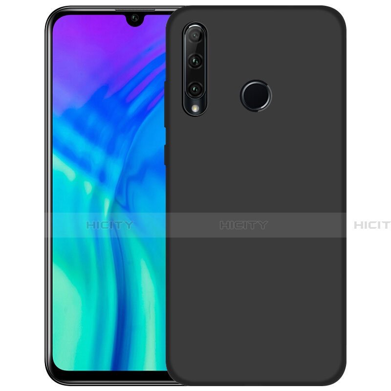 Custodia Silicone Ultra Sottile Morbida S02 per Huawei Honor 20E Nero