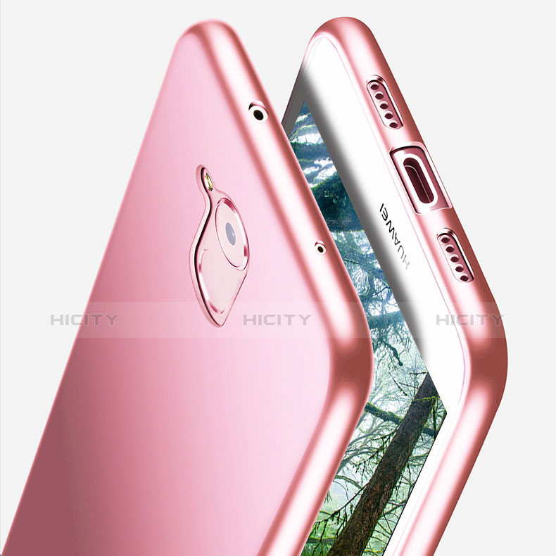 Custodia Silicone Ultra Sottile Morbida S02 per Huawei Honor 6C Rosa