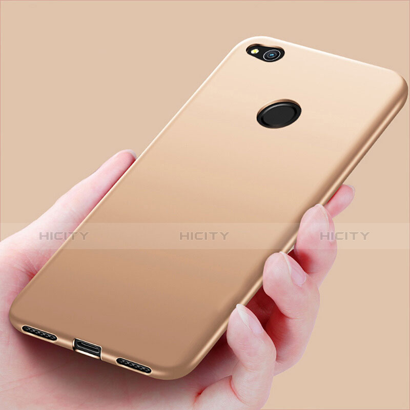 Custodia Silicone Ultra Sottile Morbida S02 per Huawei Honor 8 Lite Oro