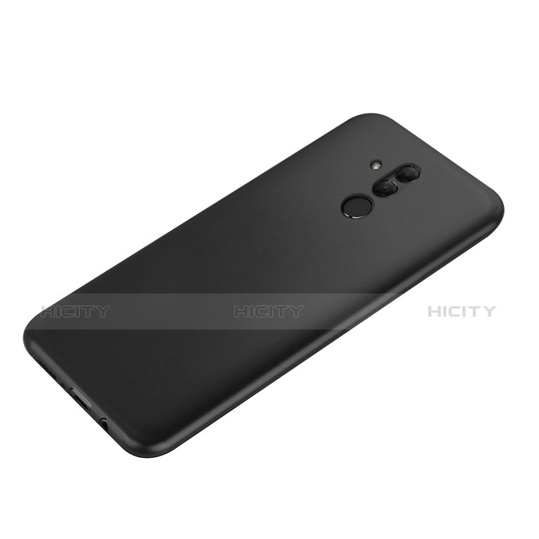 Custodia Silicone Ultra Sottile Morbida S02 per Huawei Mate 20 Lite Nero