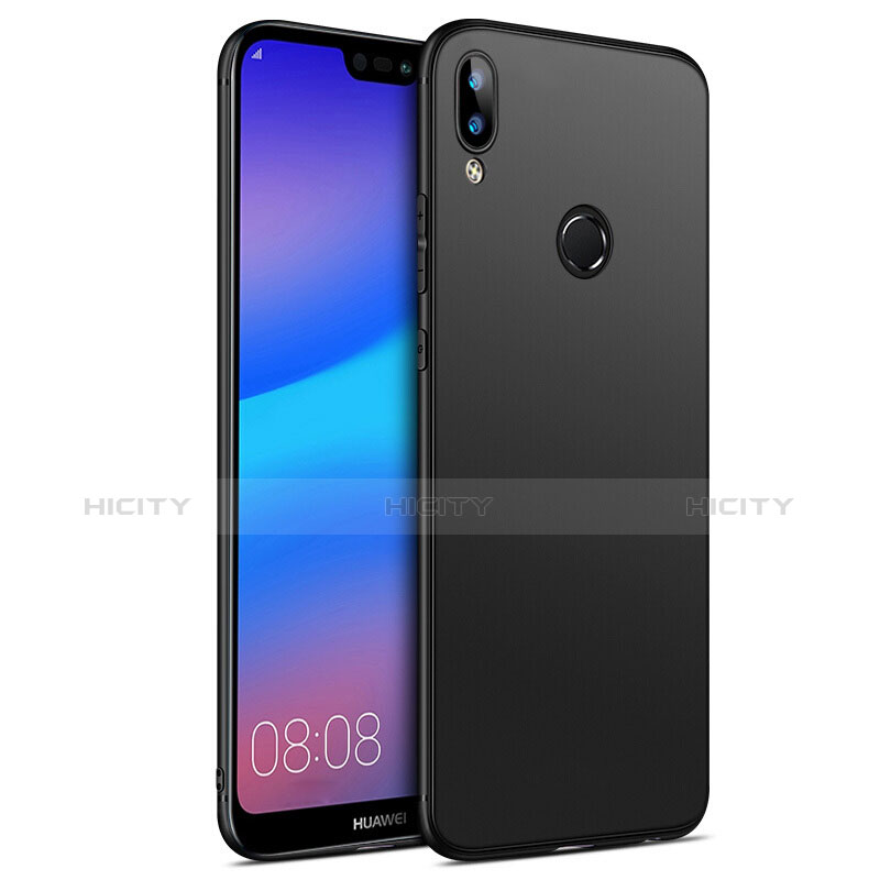 Custodia Silicone Ultra Sottile Morbida S02 per Huawei P20 Lite Nero