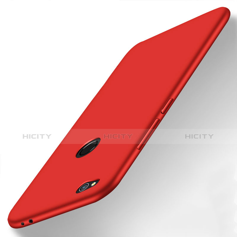 Custodia Silicone Ultra Sottile Morbida S02 per Huawei P8 Lite (2017) Rosso