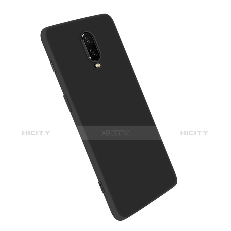 Custodia Silicone Ultra Sottile Morbida S02 per OnePlus 6T Nero