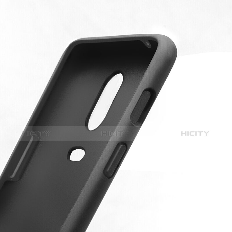 Custodia Silicone Ultra Sottile Morbida S02 per OnePlus 6T Nero