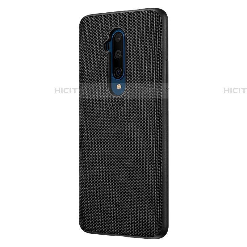 Custodia Silicone Ultra Sottile Morbida S02 per OnePlus 7T Pro Nero
