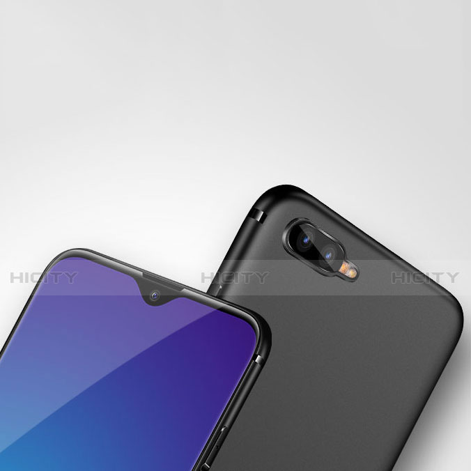 Custodia Silicone Ultra Sottile Morbida S02 per Oppo K1 Nero