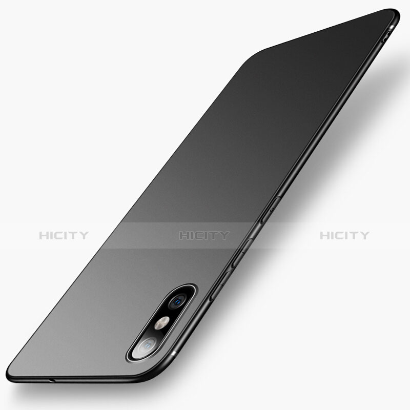 Custodia Silicone Ultra Sottile Morbida S02 per Xiaomi Mi 8 Screen Fingerprint Edition Nero