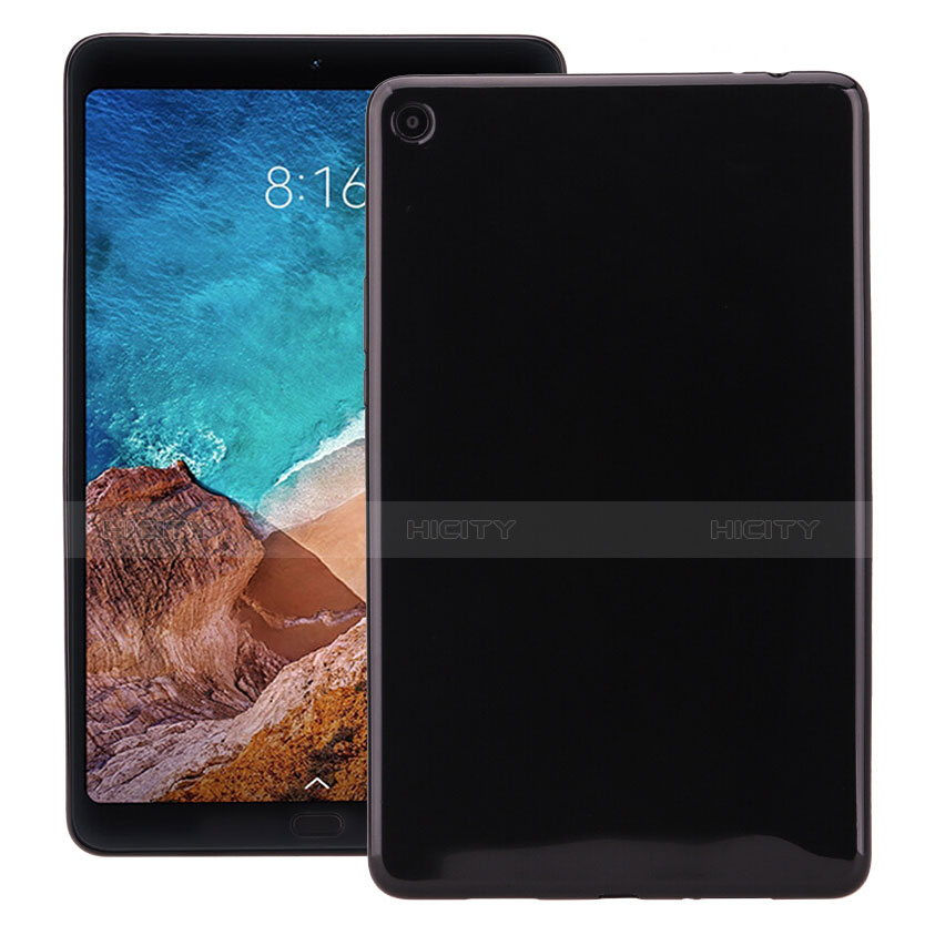 Custodia Silicone Ultra Sottile Morbida S02 per Xiaomi Mi Pad 4 Nero