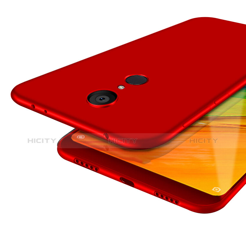 Custodia Silicone Ultra Sottile Morbida S02 per Xiaomi Redmi 5 Rosso