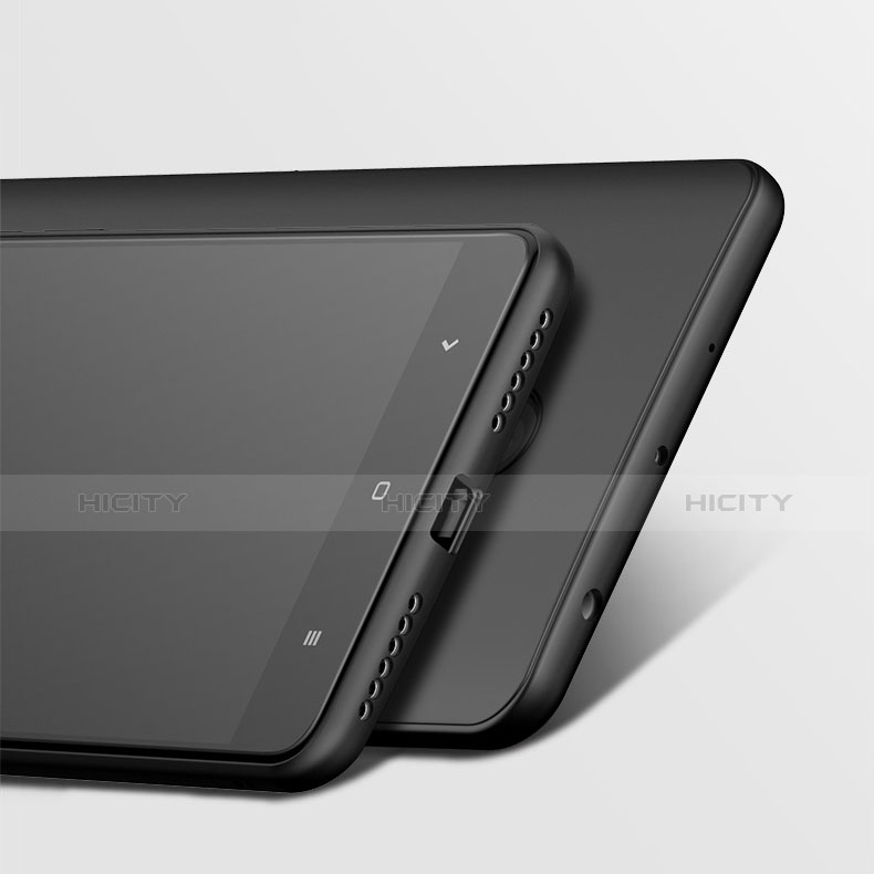 Custodia Silicone Ultra Sottile Morbida S02 per Xiaomi Redmi Note 4 Nero
