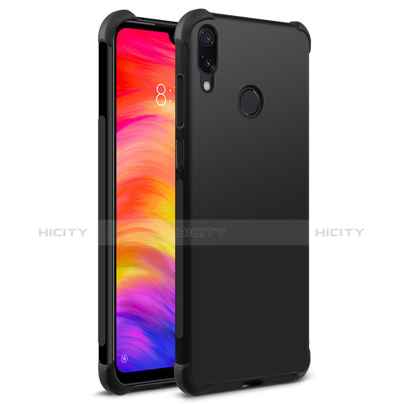 Custodia Silicone Ultra Sottile Morbida S02 per Xiaomi Redmi Note 7 Nero