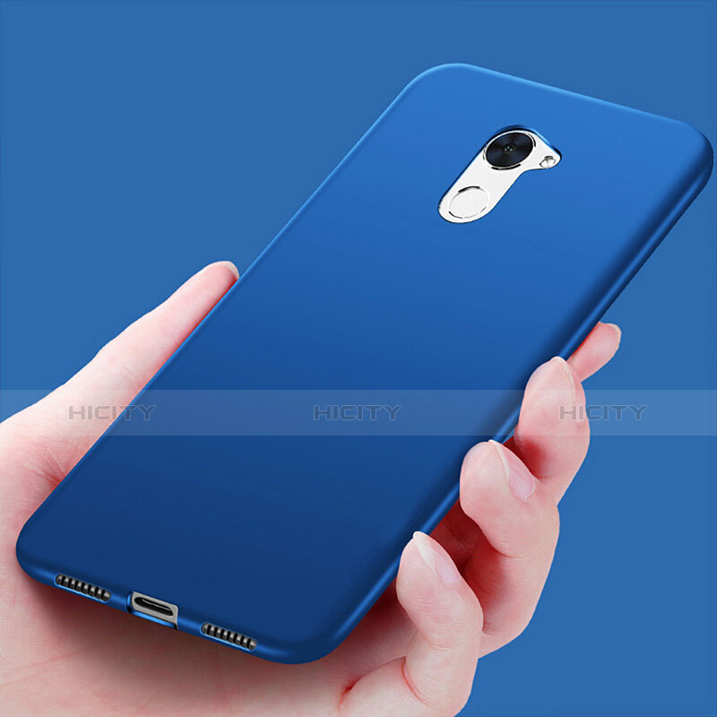 Custodia Silicone Ultra Sottile Morbida S03 per Huawei Enjoy 7 Plus Blu