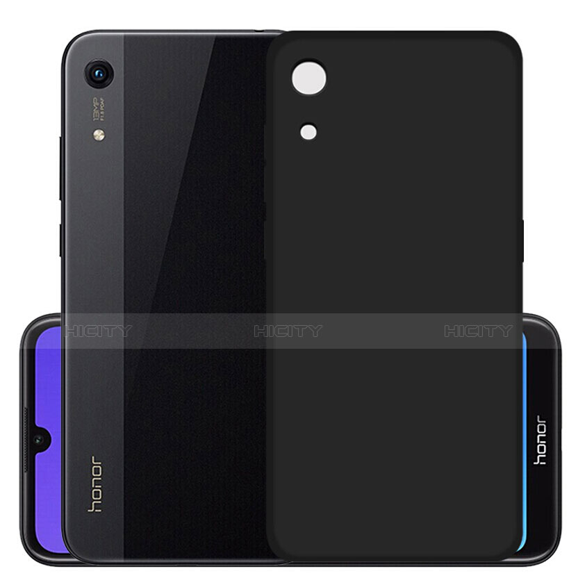 Custodia Silicone Ultra Sottile Morbida S03 per Huawei Honor 8A Nero