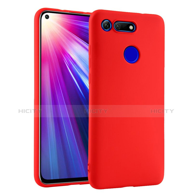 Custodia Silicone Ultra Sottile Morbida S03 per Huawei Honor V20 Rosso