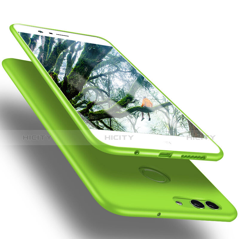 Custodia Silicone Ultra Sottile Morbida S03 per Huawei Nova 2 Plus Verde