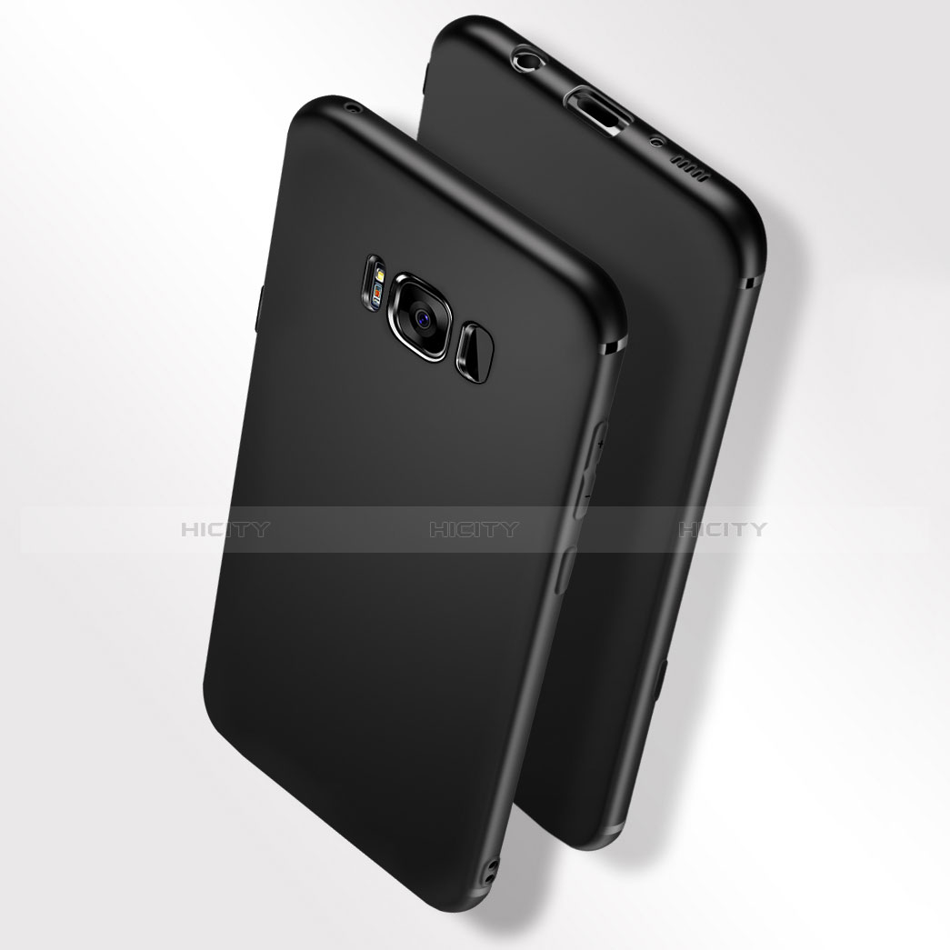 Custodia Silicone Ultra Sottile Morbida S03 per Samsung Galaxy S8 Plus Nero