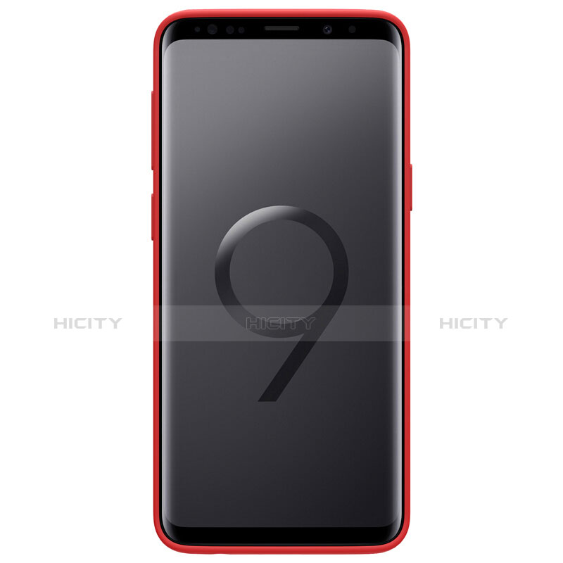 Custodia Silicone Ultra Sottile Morbida S03 per Samsung Galaxy S9 Plus Rosso