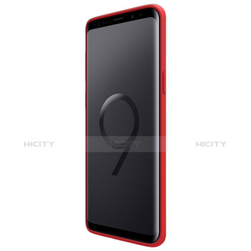 Custodia Silicone Ultra Sottile Morbida S03 per Samsung Galaxy S9 Plus Rosso