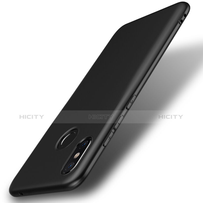 Custodia Silicone Ultra Sottile Morbida S03 per Xiaomi Mi Max 3 Nero