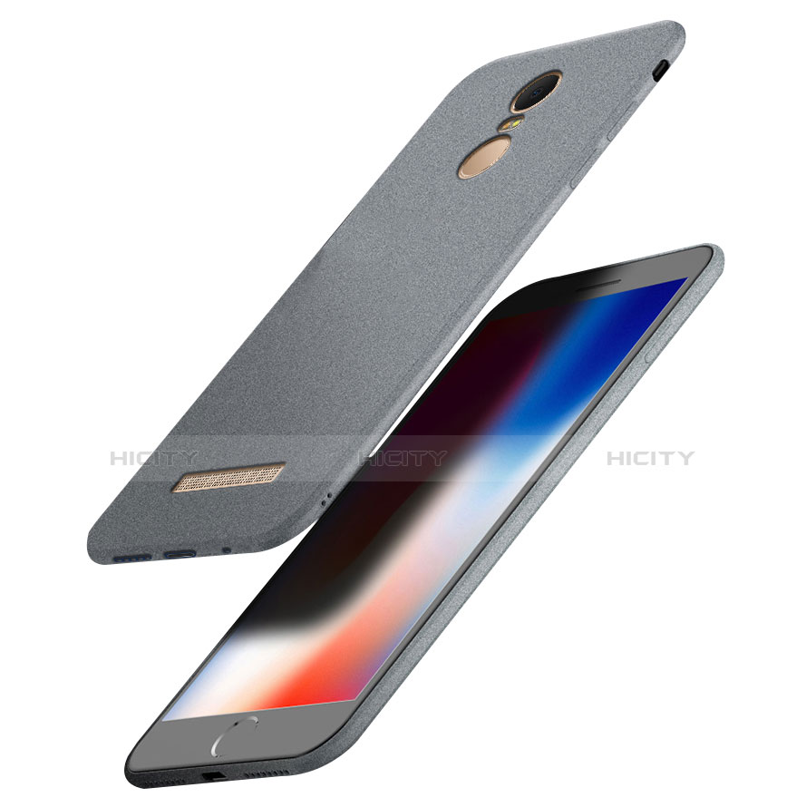 Custodia Silicone Ultra Sottile Morbida S03 per Xiaomi Redmi Note 3 Grigio