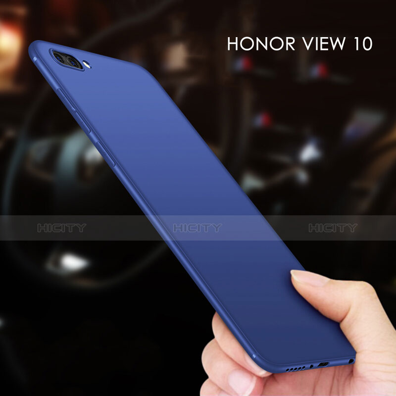 Custodia Silicone Ultra Sottile Morbida S04 per Huawei Honor V10 Blu