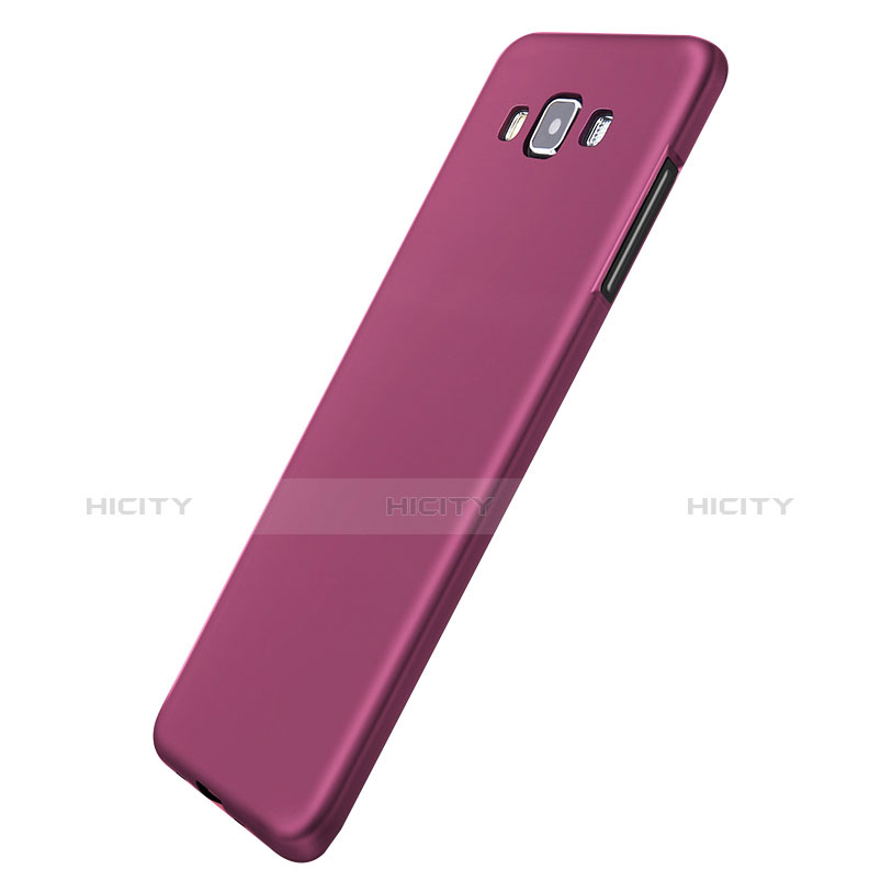 Custodia Silicone Ultra Sottile Morbida S04 per Samsung Galaxy A7 SM-A700 Viola