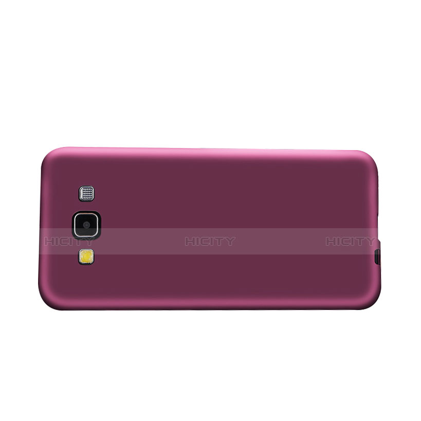 Custodia Silicone Ultra Sottile Morbida S04 per Samsung Galaxy A7 SM-A700 Viola