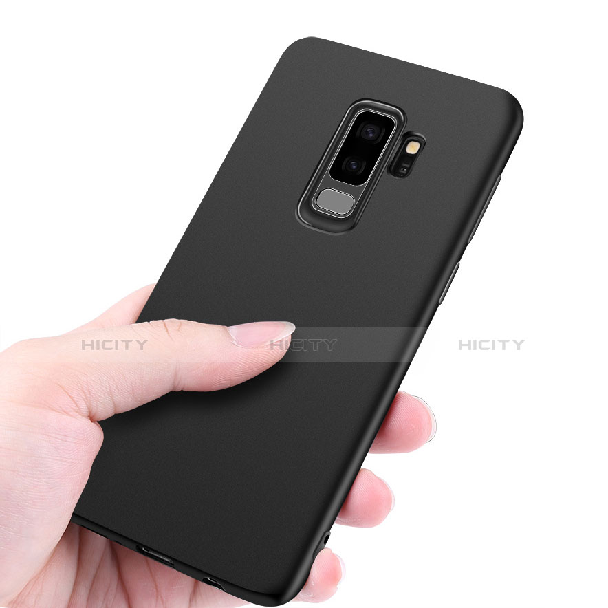 Custodia Silicone Ultra Sottile Morbida S04 per Samsung Galaxy S9 Plus Nero