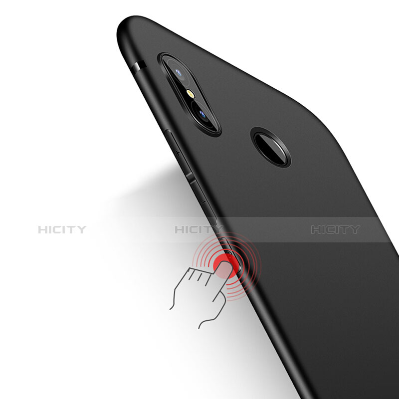 Custodia Silicone Ultra Sottile Morbida S04 per Xiaomi Redmi Note 5 Pro Nero