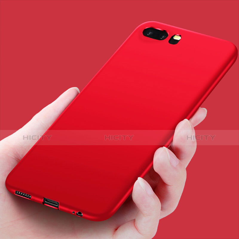 Custodia Silicone Ultra Sottile Morbida S05 per Huawei P10 Rosso