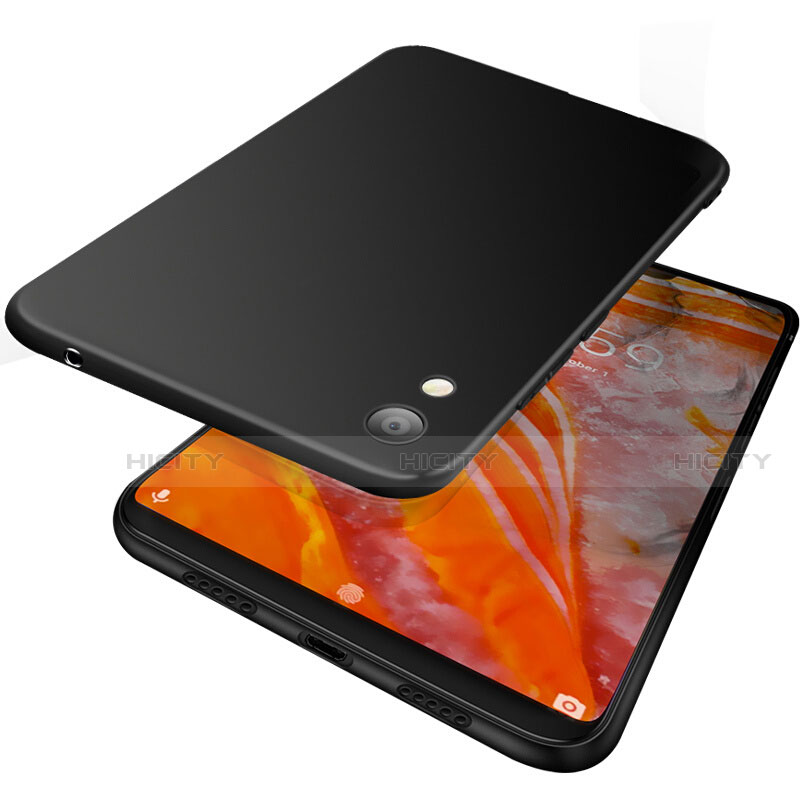 Custodia Silicone Ultra Sottile Morbida S05 per Huawei Y6 Prime (2019) Nero